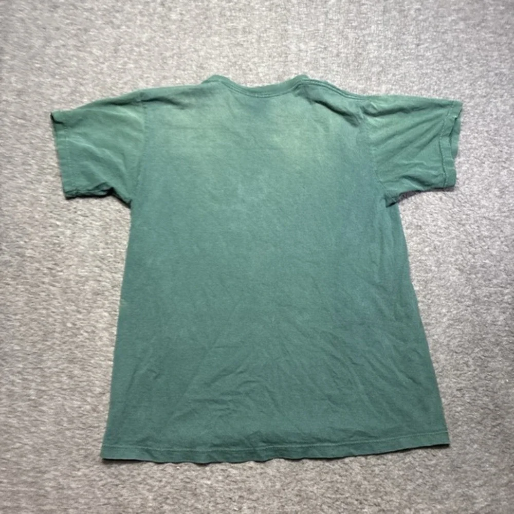 Vintage 90s Nike White Tag Embroidered Mini Swoosh Green T-Shirt Mens M Thrashed